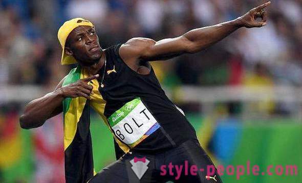 Usain Bolt: die maximale Geschwindigkeit der Superstars der Leichtathletik