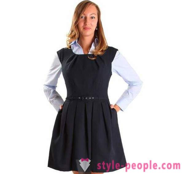 Modischer Stil der Kleider Schule. Schule Kleid für Oberstufenschüler und Erstklässler