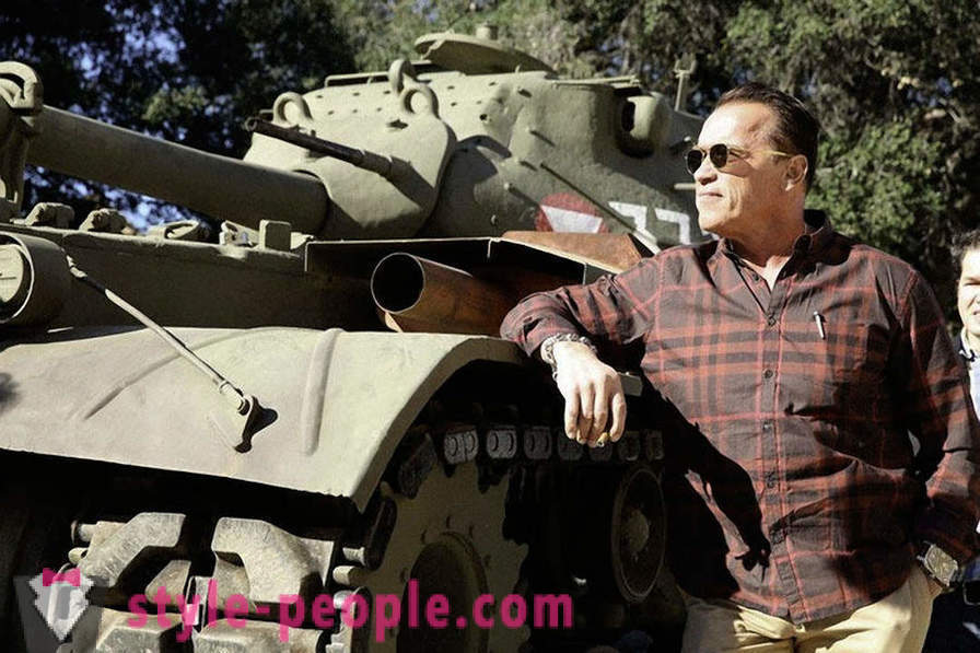 Arnold Schwarzeneggers Büro in der Armee