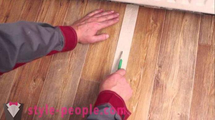 Reparatur Linoleum mit seinen eigenen Händen