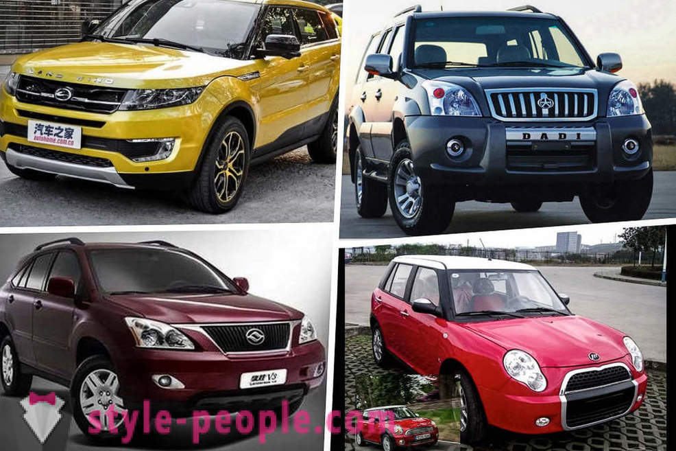 Die Chinesen kopieren Autos