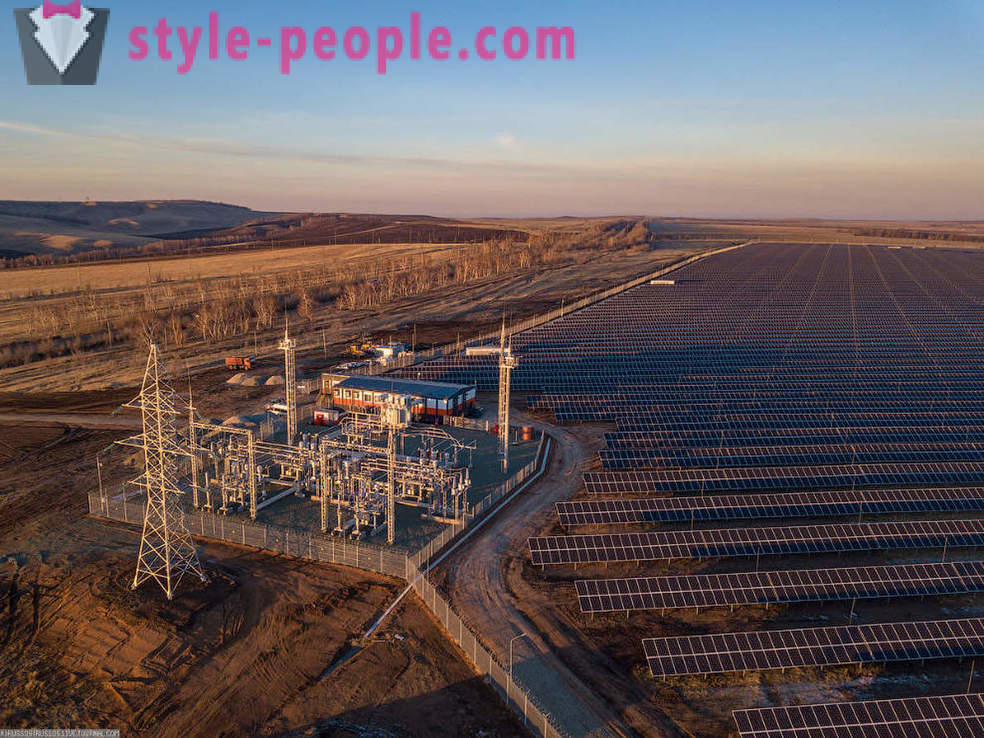 Das größte Solarkraftwerk in Russland