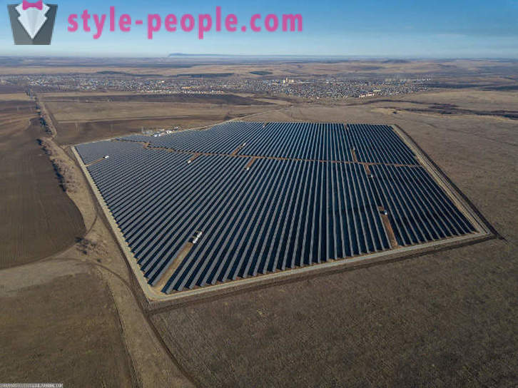 Das größte Solarkraftwerk in Russland