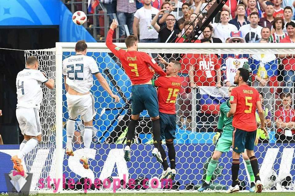Russland besiegte Spanien und fortgeschritten, um das Viertelfinale zum ersten Mal der WM 2018