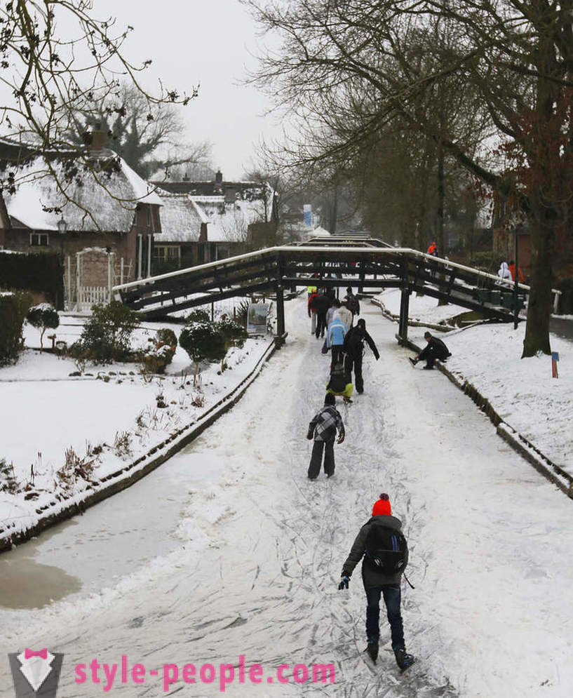 Das Dorf ohne Straßen in den Niederlanden
