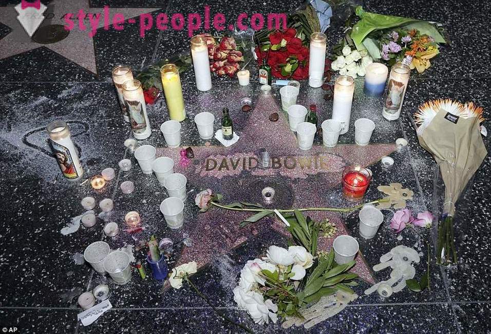 Fans Abschied von David Bowie