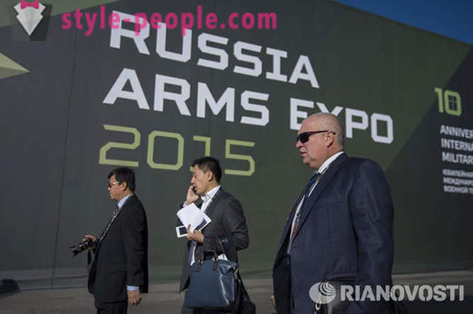 Russische militärische Ausrüstung Ausstellung in Nischni Tagil