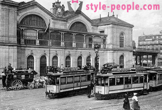 Zug-Wrack bei Montparnasse-Bahnhof im Jahr 1895