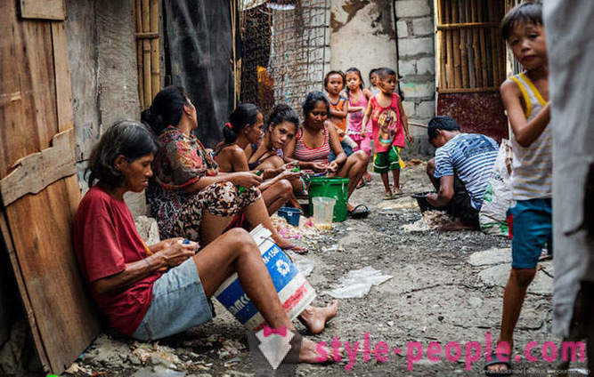 Das Leben in den Slums von Manila