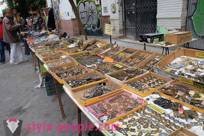 Progudka auf dem Flohmarkt in Spanien