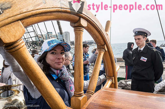 Ausflug zu dem legendären Segelschiff Krusenstern in Sotschi