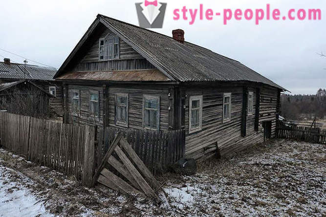 Wie sind Häuser des russischen Nordens