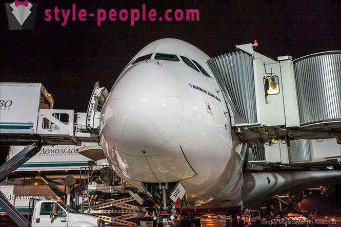 Wie das größte Passagierflugzeug in Domodedovo dienen