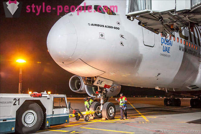 Wie das größte Passagierflugzeug in Domodedovo dienen
