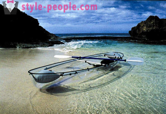 Erstaunliche transparente Boote