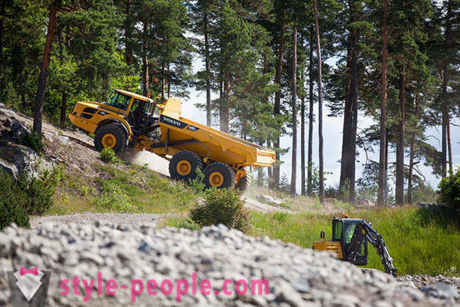 Polygon Volvo Construction Equipment in Schweden