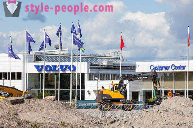 Polygon Volvo Construction Equipment in Schweden