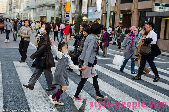 Ein wenig über die japanischen Bäder und ein Spaziergang entlang der Hauptstraße von Tokio