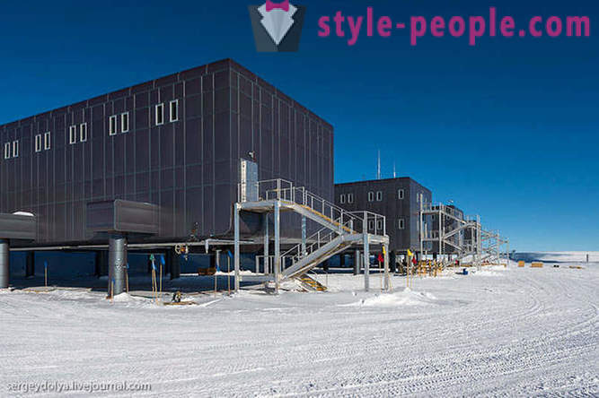 Antarktis-Station am Südpol