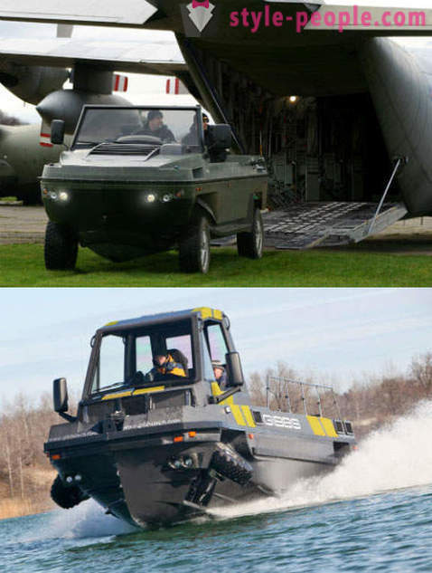 Amphibious LKW und SUV