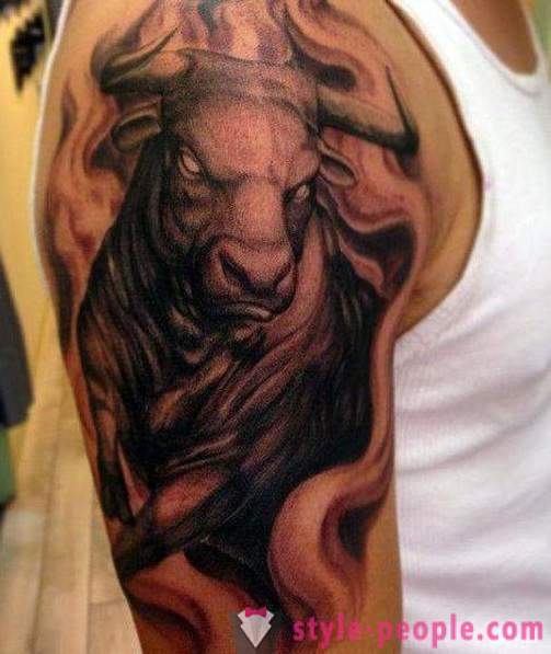 Tattoo „Bull“ - der Wert der Zeichnung auf dem Körper