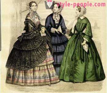Viktorianischer Stil von Männern und Frauen: In der Beschreibung. Mode aus dem 19. Jahrhundert und moderner Art und Weise