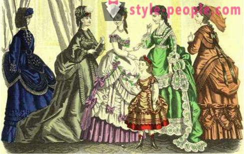 Viktorianischer Stil von Männern und Frauen: In der Beschreibung. Mode aus dem 19. Jahrhundert und moderner Art und Weise