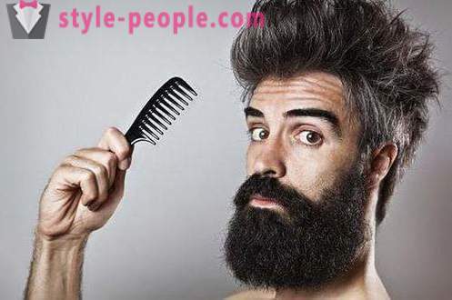 Männer Bart modisch: Arten, vor allem Pflege