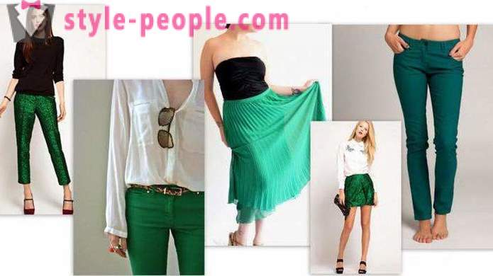 Farbe Smaragd: was richtig Kleidung kombinieren