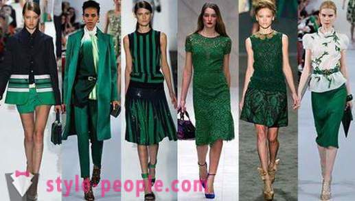 Farbe Smaragd: was richtig Kleidung kombinieren