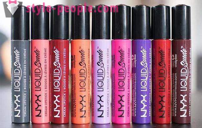 Nyx - Lippenstift, machen eine Revolution. Typen und Schatten