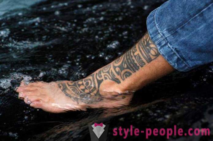 Eigenschaften Tattoos für Männer zu Fuß