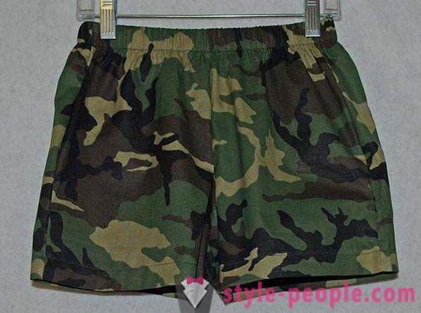 Camouflage-Shorts - stilvolle Kleidung für echte Männer