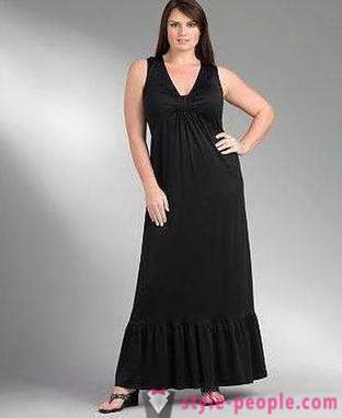 Model Sommerkleider und sundresses für übergewichtige Frauen über 40 (Foto). Modelle und Muster der langen Sommerkleider