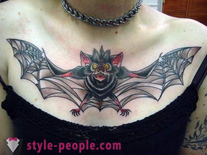 Tattoo „Fledermaus“ - ein Zeichen für einen Superheld oder dunklen Kräfte?