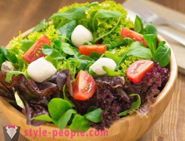 Diätetische Salat Ernährung: Kochrezepte mit Fotos. leichte Salate