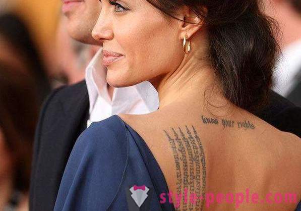 Stern Tattoos: Angelina Jolie