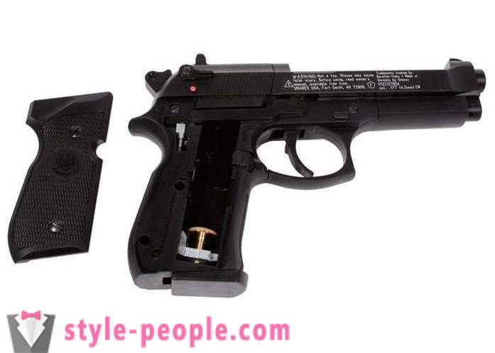 Pistole „Beretta“ Pneumatic: Spezifikationen, Bewertungen und Fotos