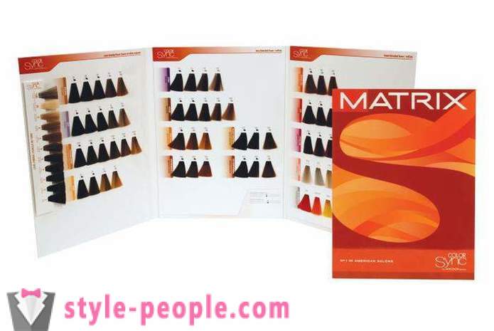 Professionelle Haarfärbemitteln „Matrix“: Palette und Bewertungen