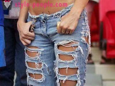 Wie zu brechen Jeans schön